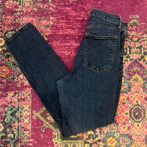 Abercrombie & Fitch Medium Wash Slim Straight Curve Love Long